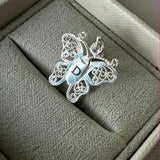 Filigree Butterfly Pendant handmade keepsake jewellery