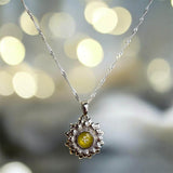 Sunflower Pendant handmade keepsake jewellery