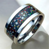 Limited Edition Mens Chunky 10mm Quiet Keepsake Channel Ring (SS) handmade keepsake jewellery