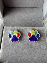 Pawprints Earrings handmade keepsake jewellery