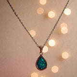 Sweet Keepsake Teardrop Pendant 18ct Rose Gold PVD handmade keepsake jewellery
