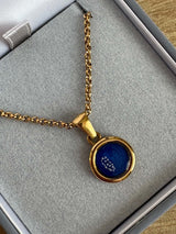 Forever Circle Pendant 18ct Gold PVD