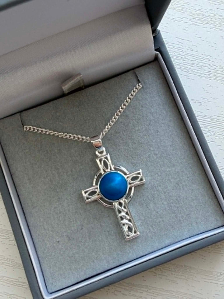Celtic Guardian Cross Pendant handmade keepsake jewellery