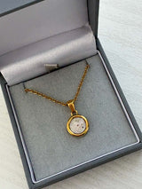 Forever Circle Pendant 18ct Gold PVD