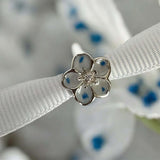 Forget Me Not Sparkling Charm handmade keepsake jewellery