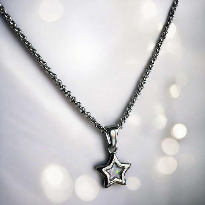 Sweet Keepsake Star Pendant Stainless Steel handmade keepsake jewellery