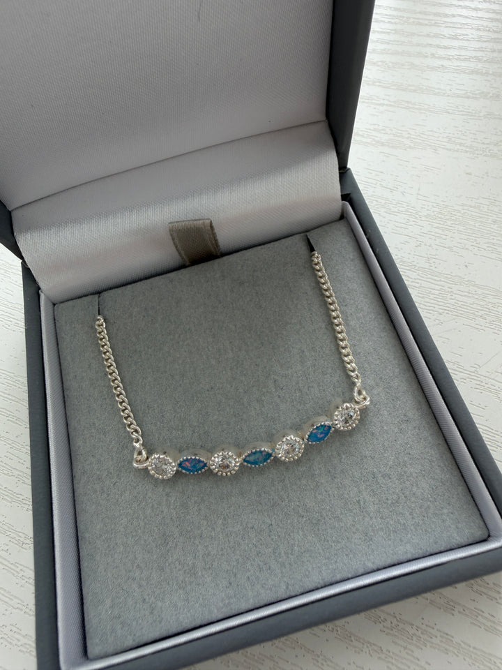 Marquise Bar Pendant handmade keepsake jewellery