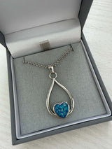 For All Eternity Stainless Steel Heart Pendant handmade keepsake jewellery