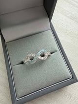 Beside Me Always Infinity Ring handmade keepsake jewellery