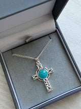 Celtic Guardian Cross Pendant handmade keepsake jewellery