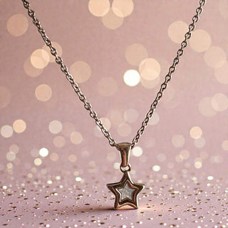 Sweet Memories Star Pendant 18ct Rose Gold PVD