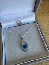 Pregnancy Test Cap Oval Pendant handmade keepsake jewellery