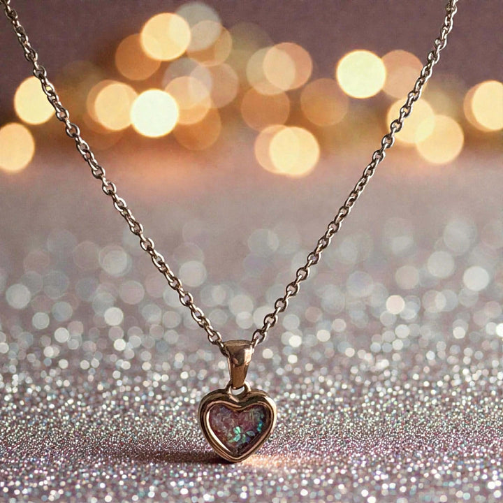 Sweet Keepsake Heart Pendant 18ct Rose Gold PVD handmade keepsake jewellery
