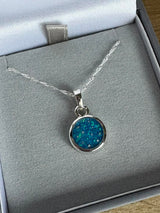 Forever Circle Silver Pendant handmade keepsake jewellery