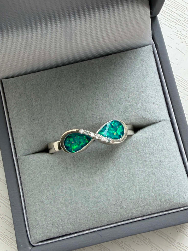 Infinity Twist Ring handmade keepsake jewellery