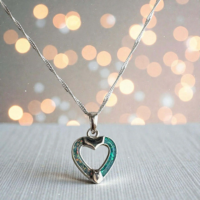 Heart For Two Pendant, suitable for 2 sets of . handmade keepsake jewellery