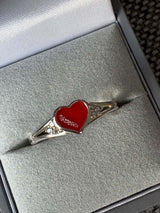 Helena Heart Ring handmade keepsake jewellery