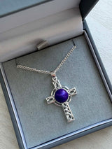 Celtic Guardian Cross Pendant handmade keepsake jewellery