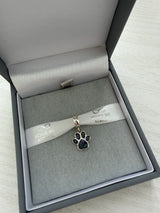 Dangling Pawprint Charm handmade keepsake jewellery