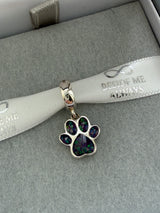 Dangling Pawprint Charm handmade keepsake jewellery
