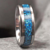 Mens Ocean Promise Channel Ring (TC) handmade keepsake jewellery
