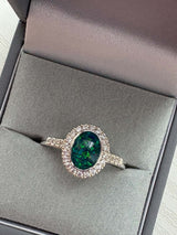 Oval CZ Maria Ring handmade keepsake jewellery