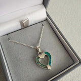 Heart For Two Pendant, suitable for 2 sets of . handmade keepsake jewellery