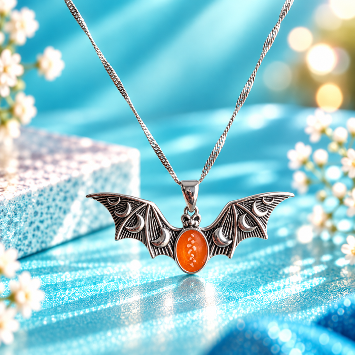 Wings of Twilight Bat Pendant