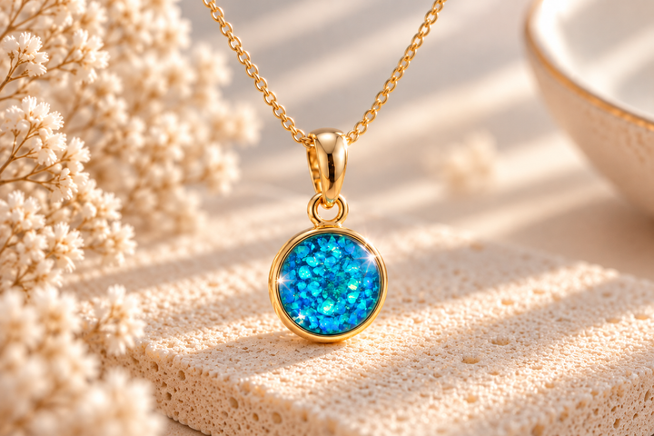 9ct Gold Forever Circle Necklace