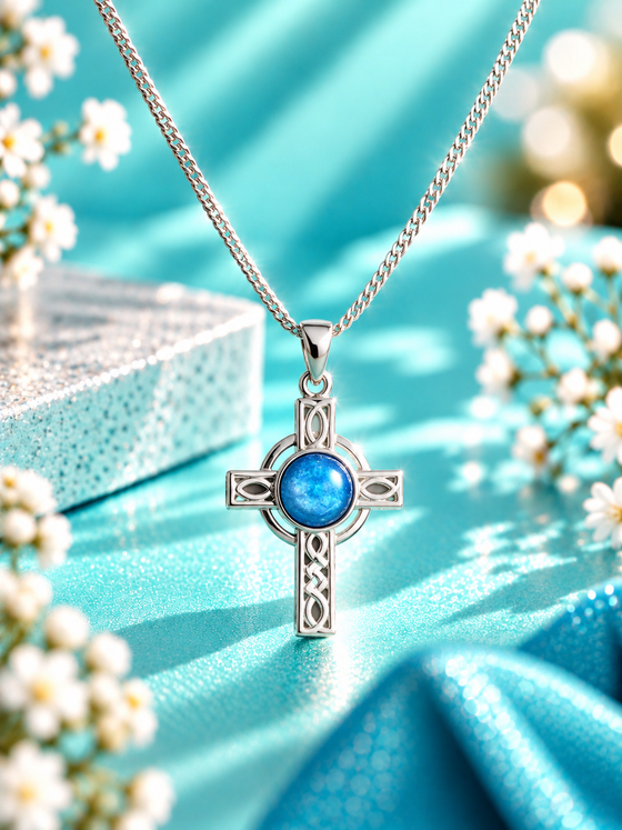 Celtic Guardian Cross Pendant