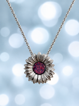 My Beloved Daisy Stainless Steel Pendant handmade keepsake jewellery