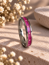 Ladies Ocean Promise Channel Ring (TC) handmade keepsake jewellery