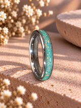 Ladies Quiet Keepsake Channel Ring (SS) handmade keepsake jewellery
