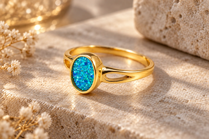 Solid 9ct Gold Classic Ring handmade keepsake jewellery