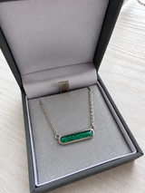 My Beloved Stainless Steel Bar Pendant handmade keepsake jewellery