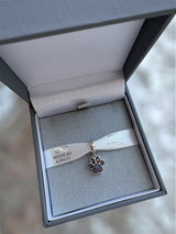 Dangling Pawprint Charm handmade keepsake jewellery