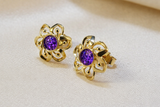 6 prs Cavs gold earrings handmade keepsake jewellery