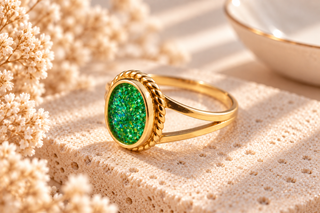 Solid 9ct Gold Classic Keeping You Close Ring