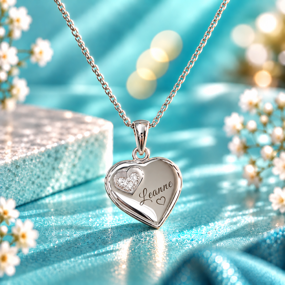 A Little Heart of Mine Pendant - Includes Complimentary Engraving