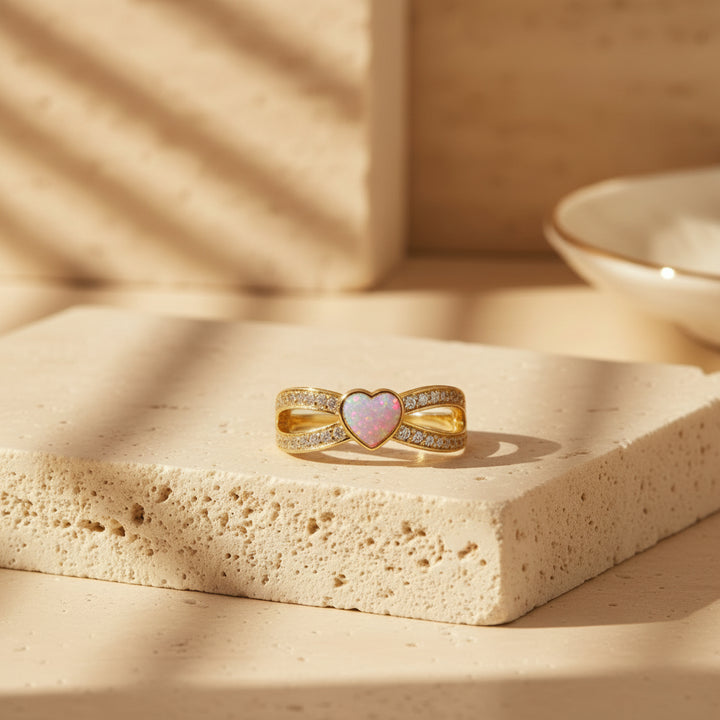 9ct Gold Eternal Embrace Ring handmade keepsake jewellery