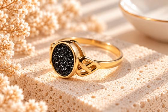 Solid 9ct gold Celtic Keepsake ring