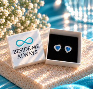 Sparkling Heart Earrings