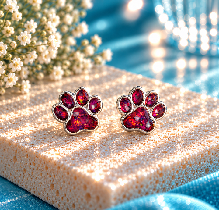 Pawprints Earrings