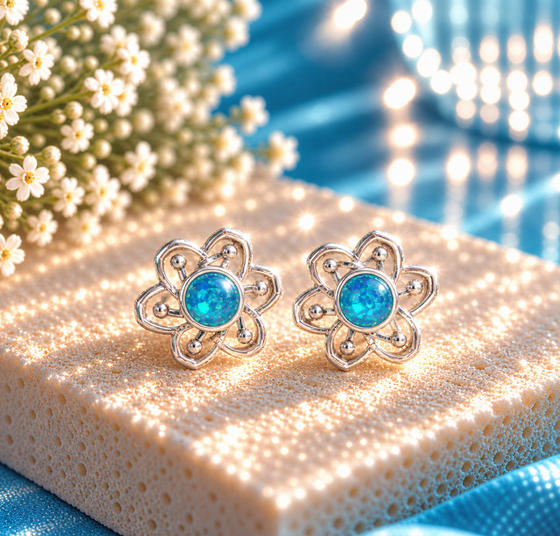 Forever in Bloom Flower Earrings
