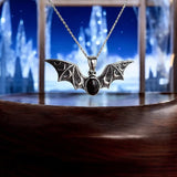 Wings of Twilight Bat Pendant handmade keepsake jewellery