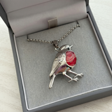 Robbie Robin Stainless Steel Pendant handmade keepsake jewellery