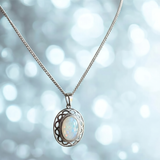 Celtic Oval Pendant handmade keepsake jewellery