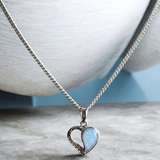 Split Heart Pendant handmade keepsake jewellery