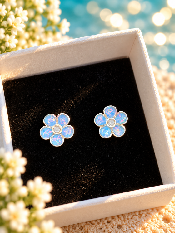 Forget-Me-Not Earrings
