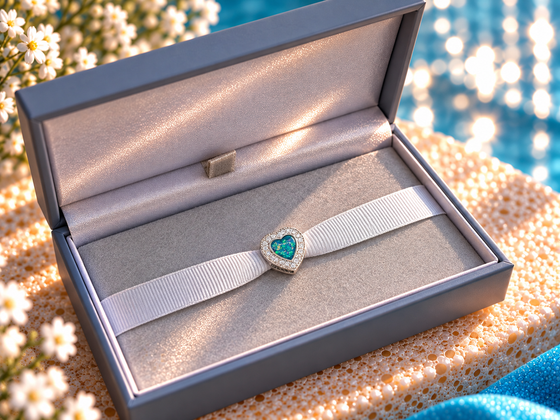Sparkling Heart Charm